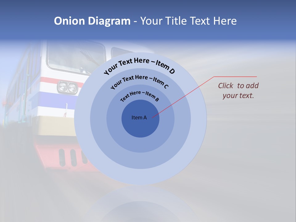 Transit Platform Wagon PowerPoint Template
