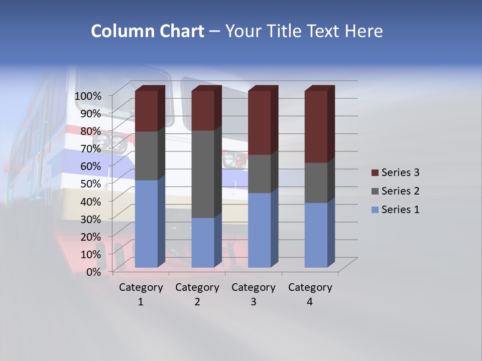 Transit Platform Wagon PowerPoint Template