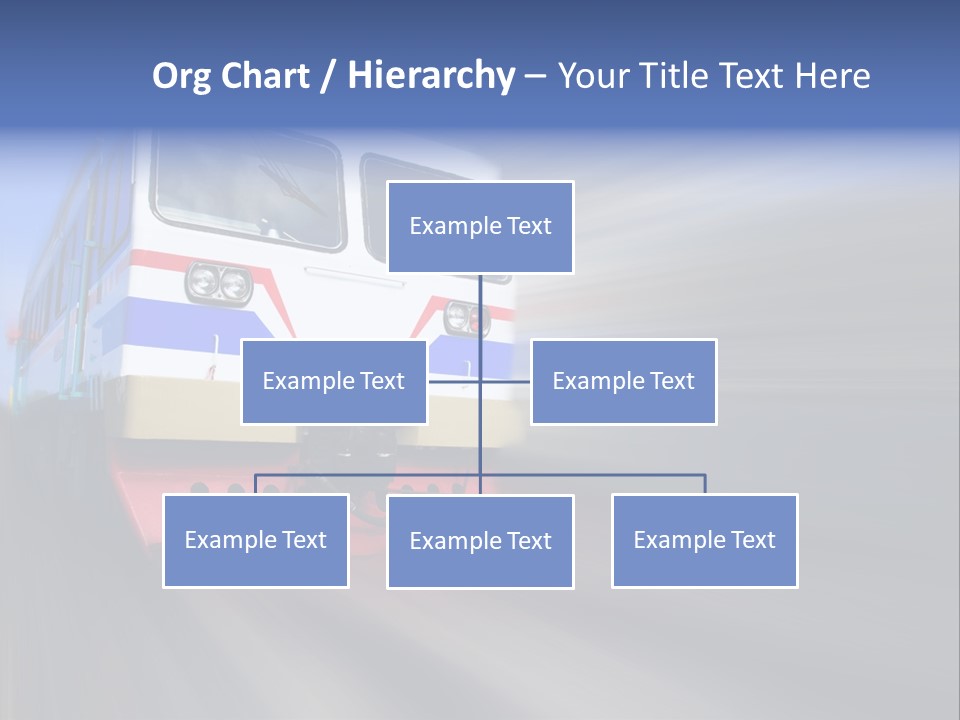 Transit Platform Wagon PowerPoint Template