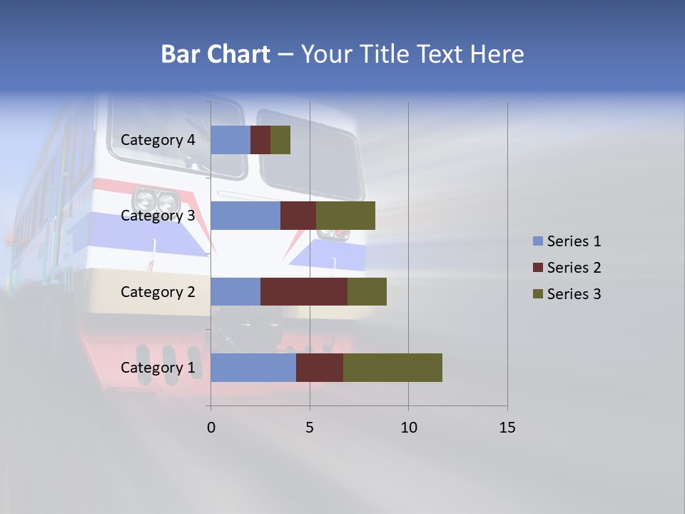 Transit Platform Wagon PowerPoint Template