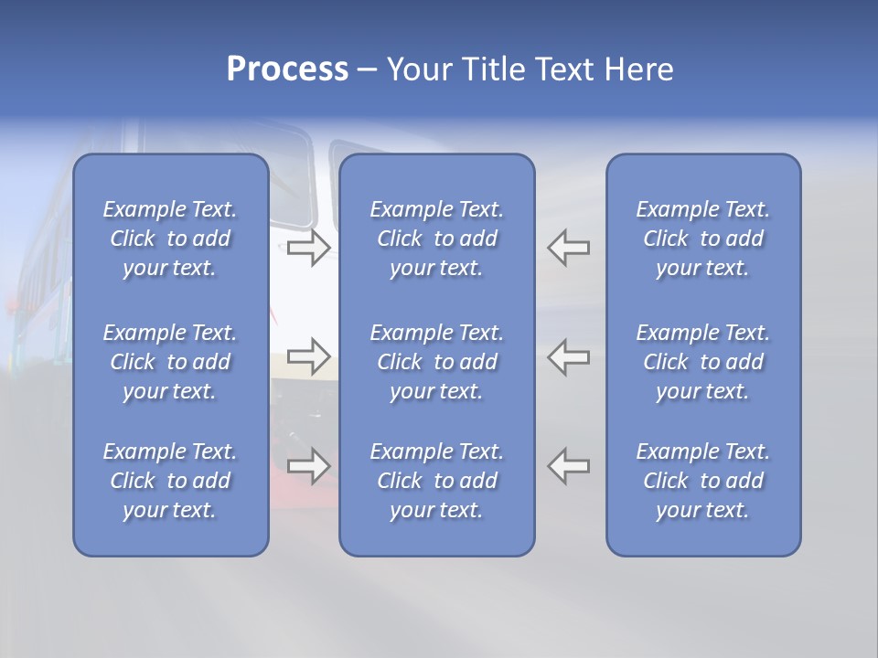 Transit Platform Wagon PowerPoint Template