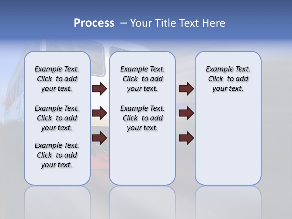 Transit Platform Wagon PowerPoint Template