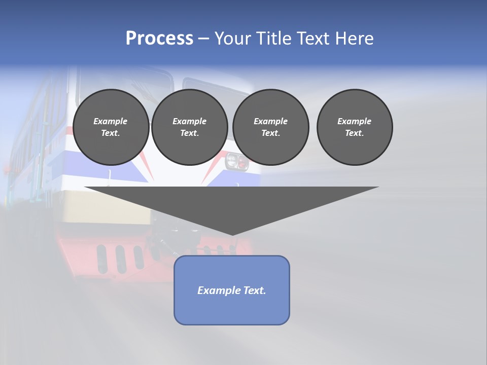 Transit Platform Wagon PowerPoint Template