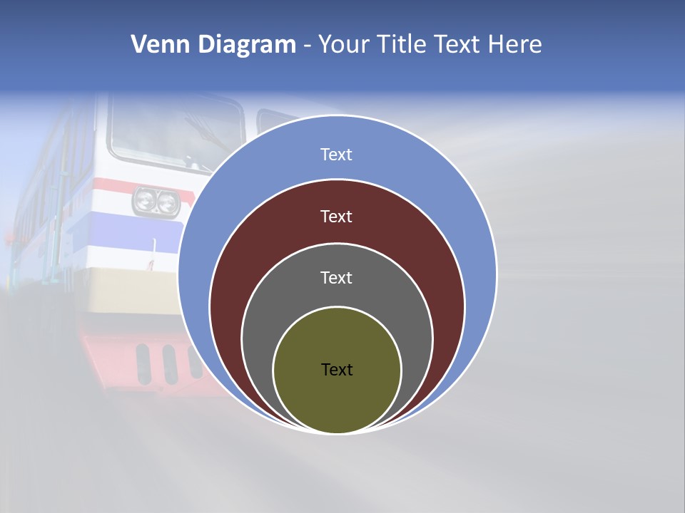 Transit Platform Wagon PowerPoint Template
