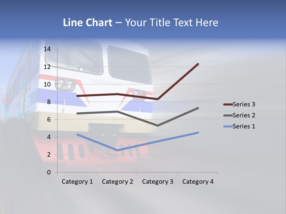 Transit Platform Wagon PowerPoint Template