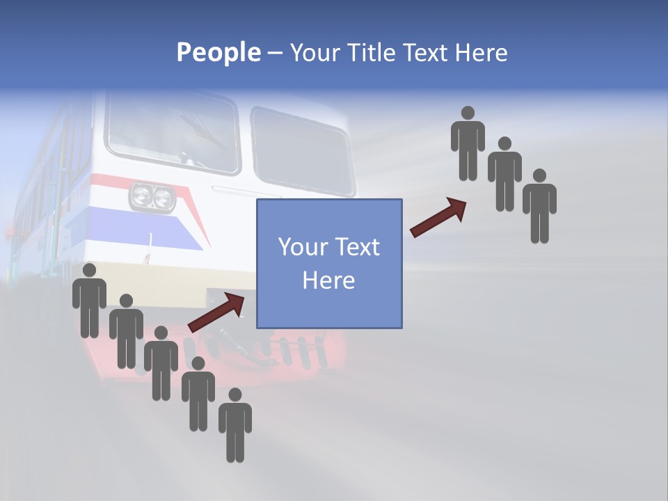 Transit Platform Wagon PowerPoint Template