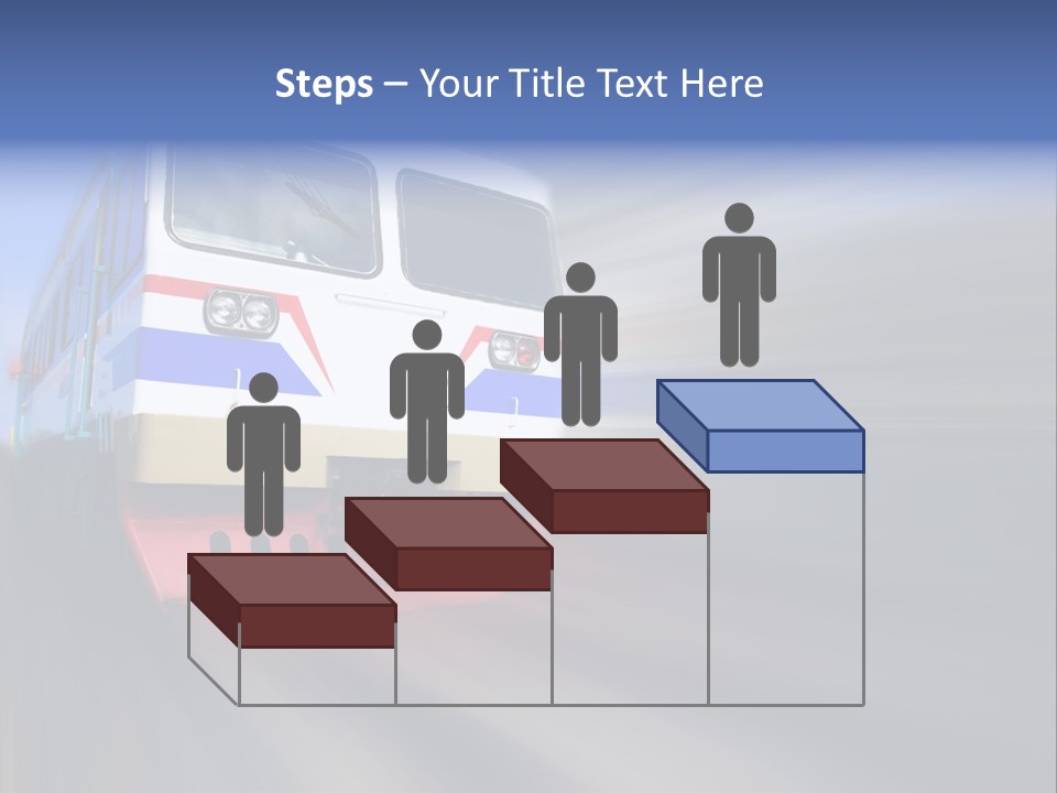 Transit Platform Wagon PowerPoint Template
