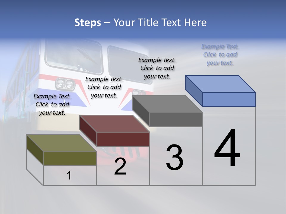 Transit Platform Wagon PowerPoint Template