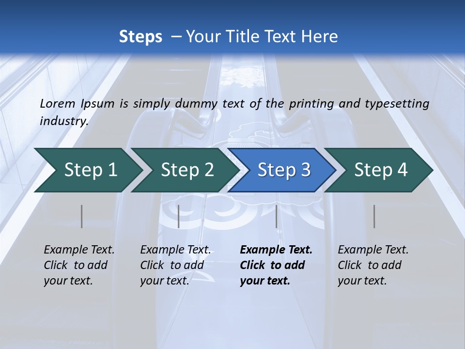 Step Retail Movement PowerPoint Template