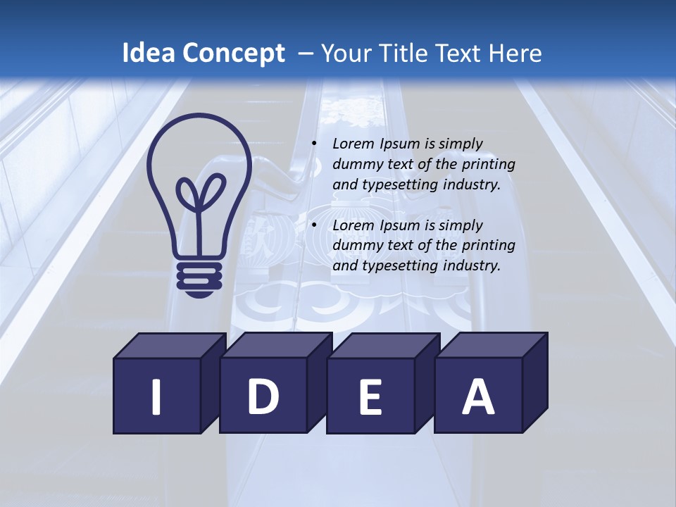 Step Retail Movement PowerPoint Template