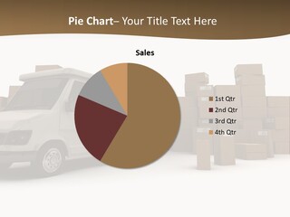 Carton Lorry Send PowerPoint Template