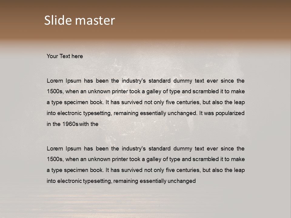 Abandoned Dark Antique PowerPoint Template