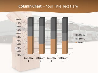 Moving Van Van Cargo PowerPoint Template