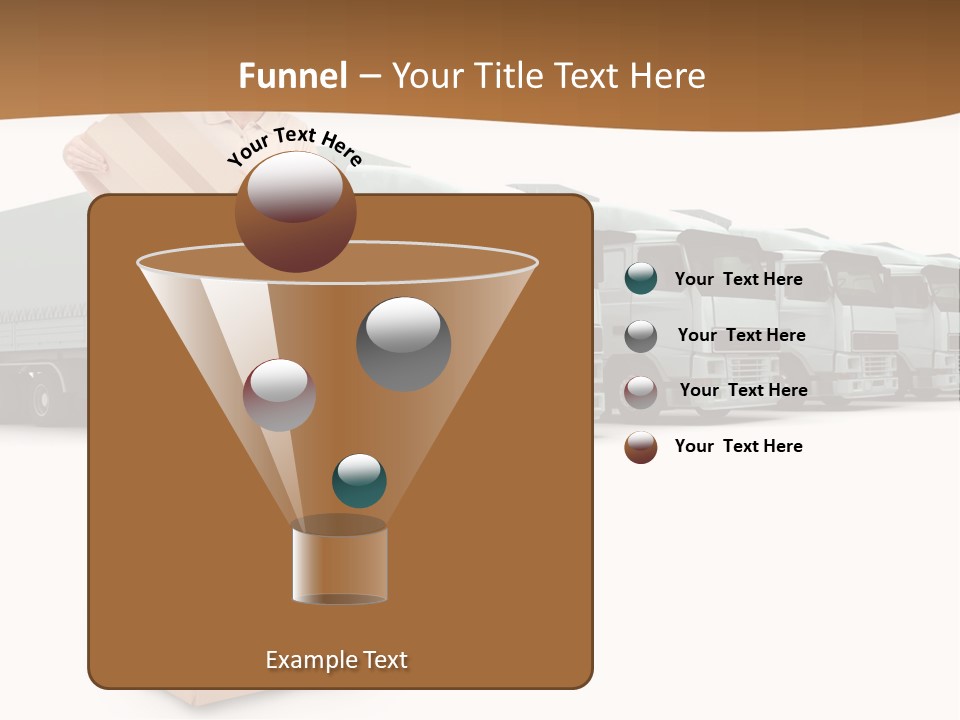 Moving Van Van Cargo PowerPoint Template