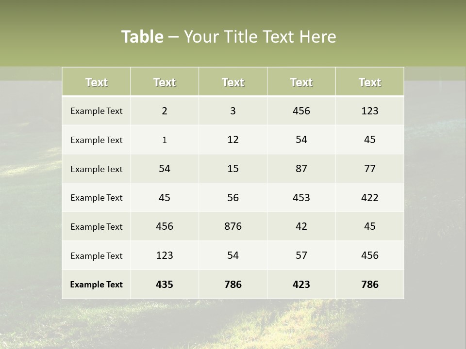 Forest Country Landscape PowerPoint Template