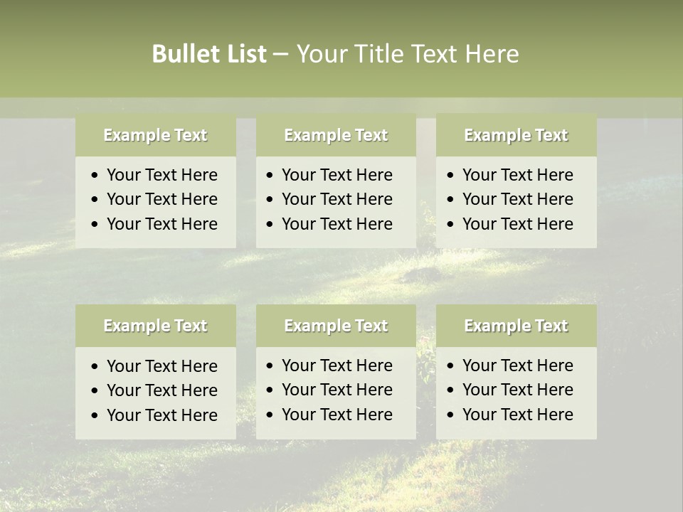 Forest Country Landscape PowerPoint Template