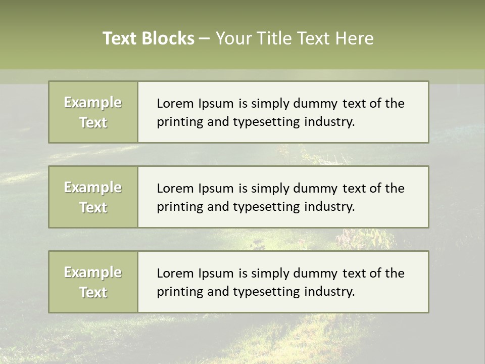 Forest Country Landscape PowerPoint Template