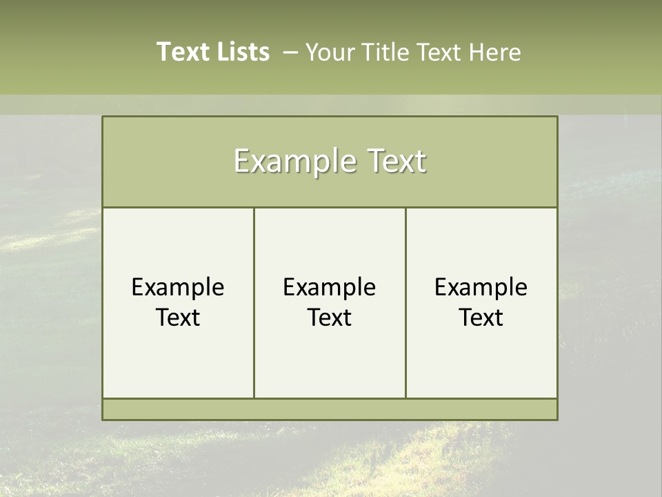 Forest Country Landscape PowerPoint Template