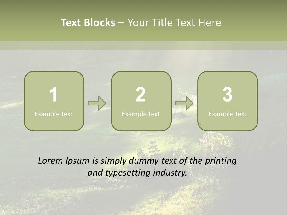 Forest Country Landscape PowerPoint Template