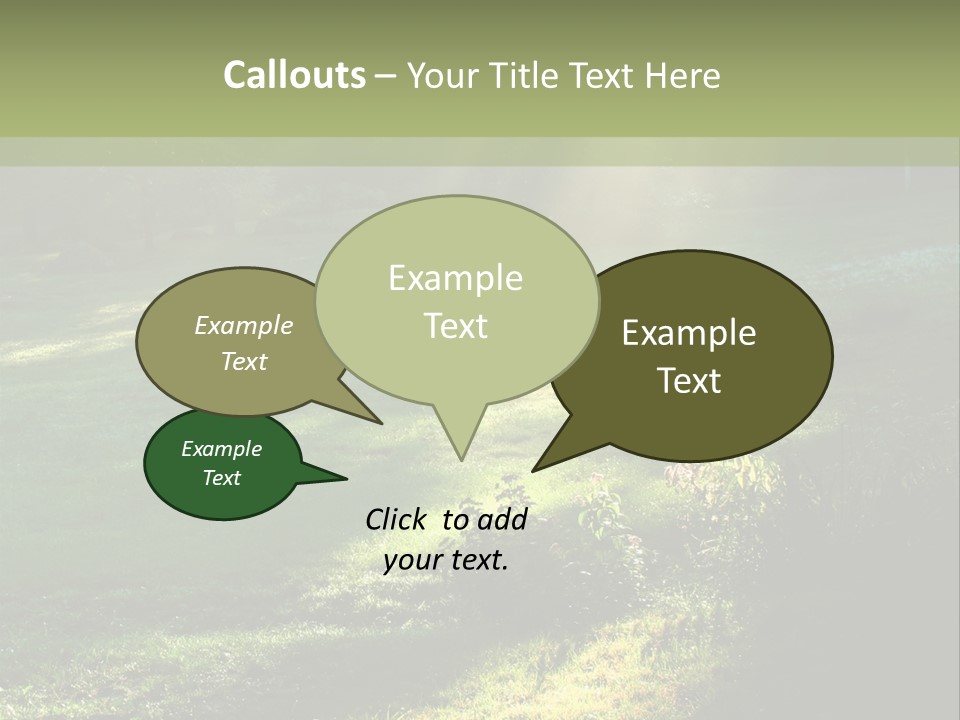 Forest Country Landscape PowerPoint Template