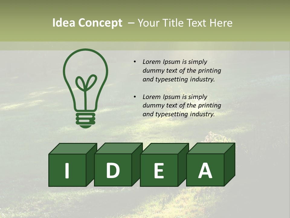 Forest Country Landscape PowerPoint Template