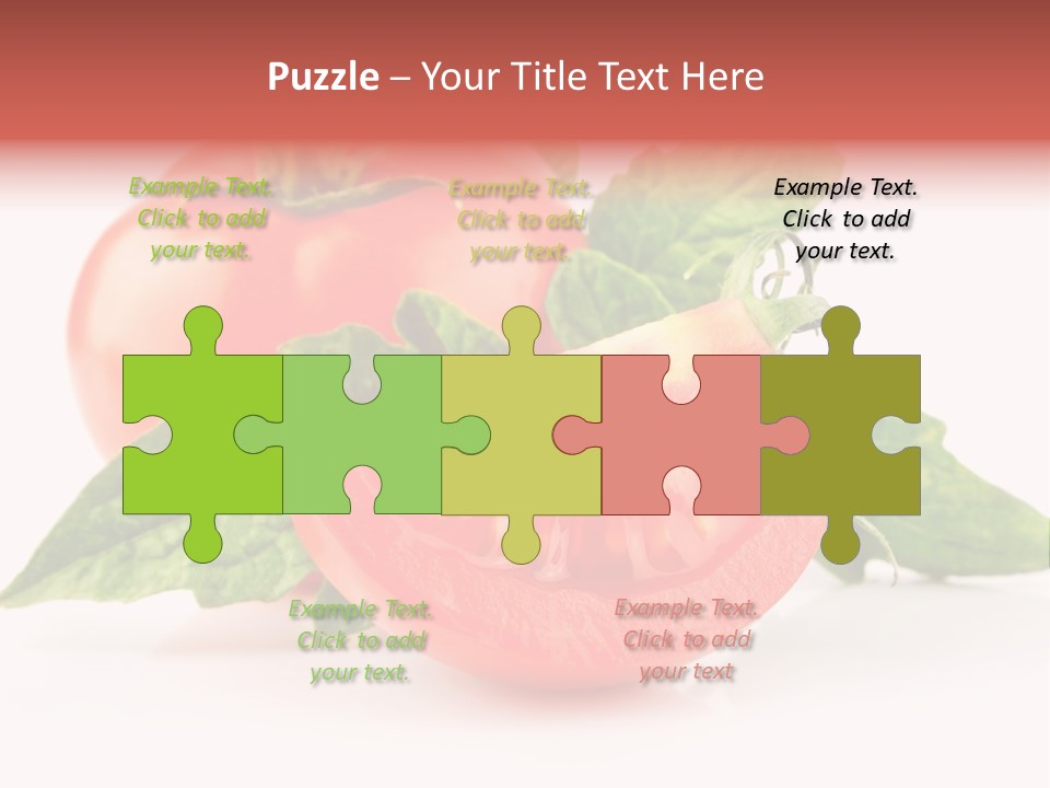 Isolated Organic Green PowerPoint Template