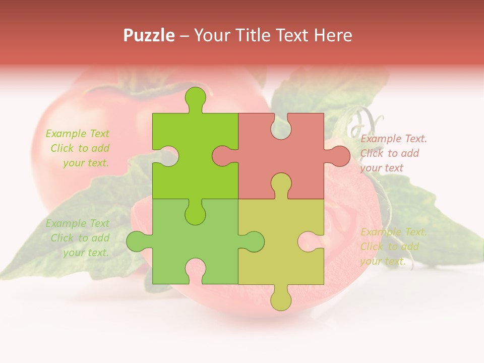 Isolated Organic Green PowerPoint Template