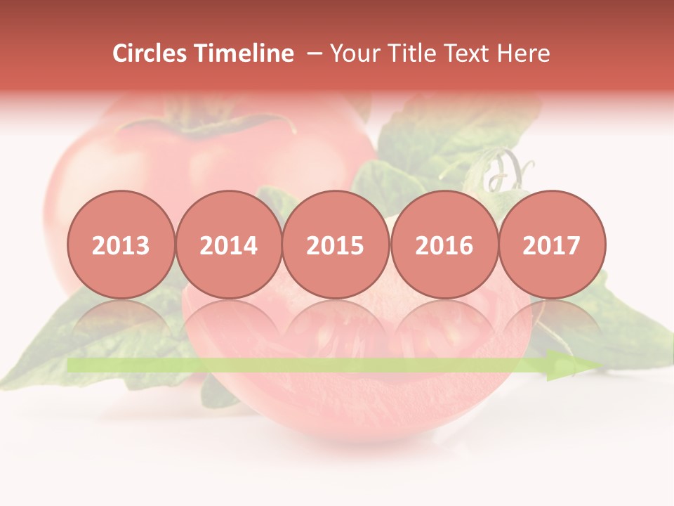 Isolated Organic Green PowerPoint Template