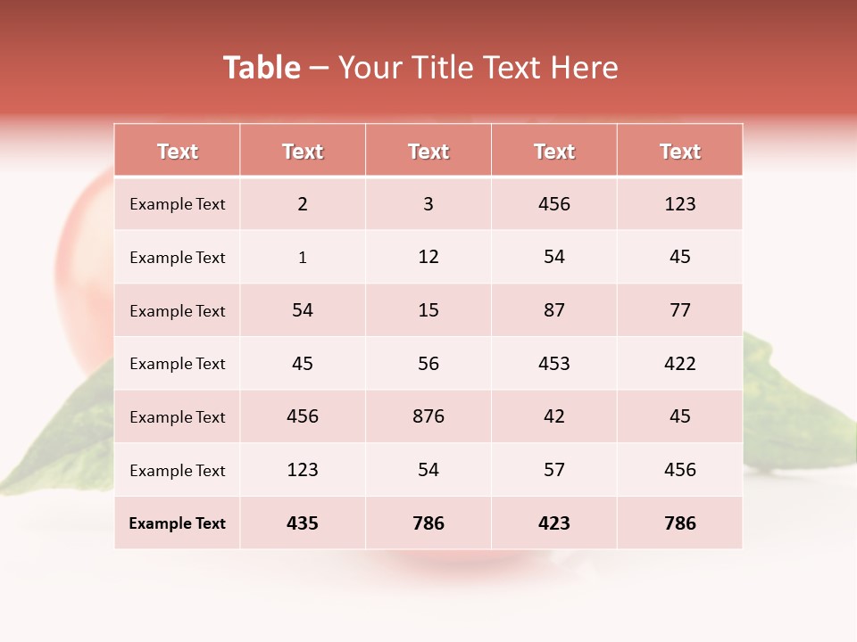 Isolated Organic Green PowerPoint Template