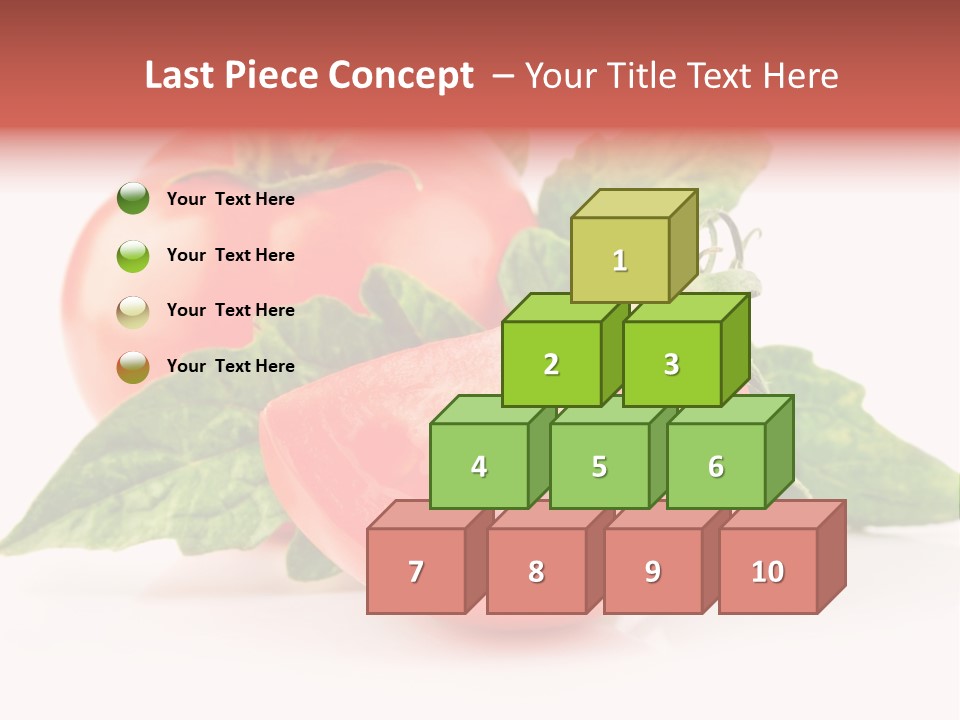 Isolated Organic Green PowerPoint Template