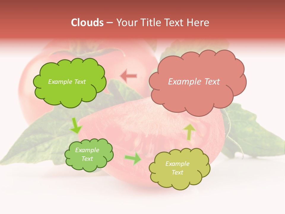 Isolated Organic Green PowerPoint Template