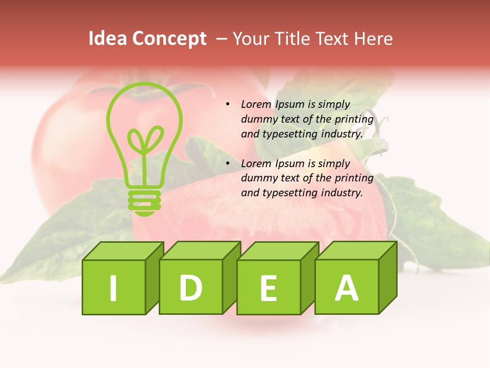Isolated Organic Green PowerPoint Template