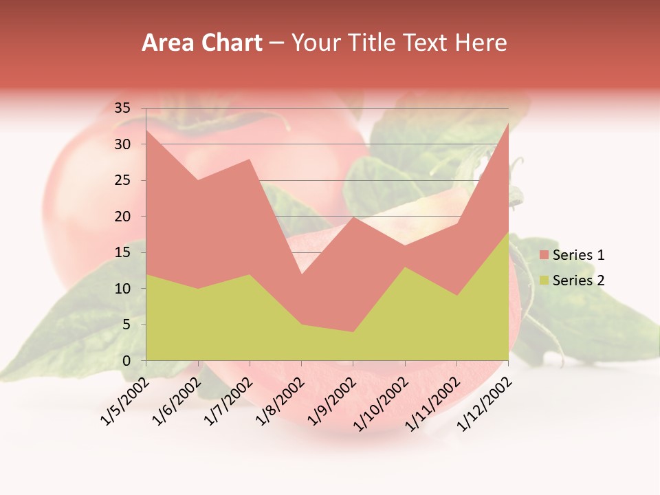 Isolated Organic Green PowerPoint Template