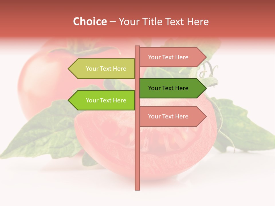 Isolated Organic Green PowerPoint Template