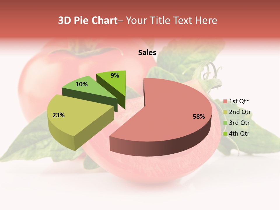 Isolated Organic Green PowerPoint Template
