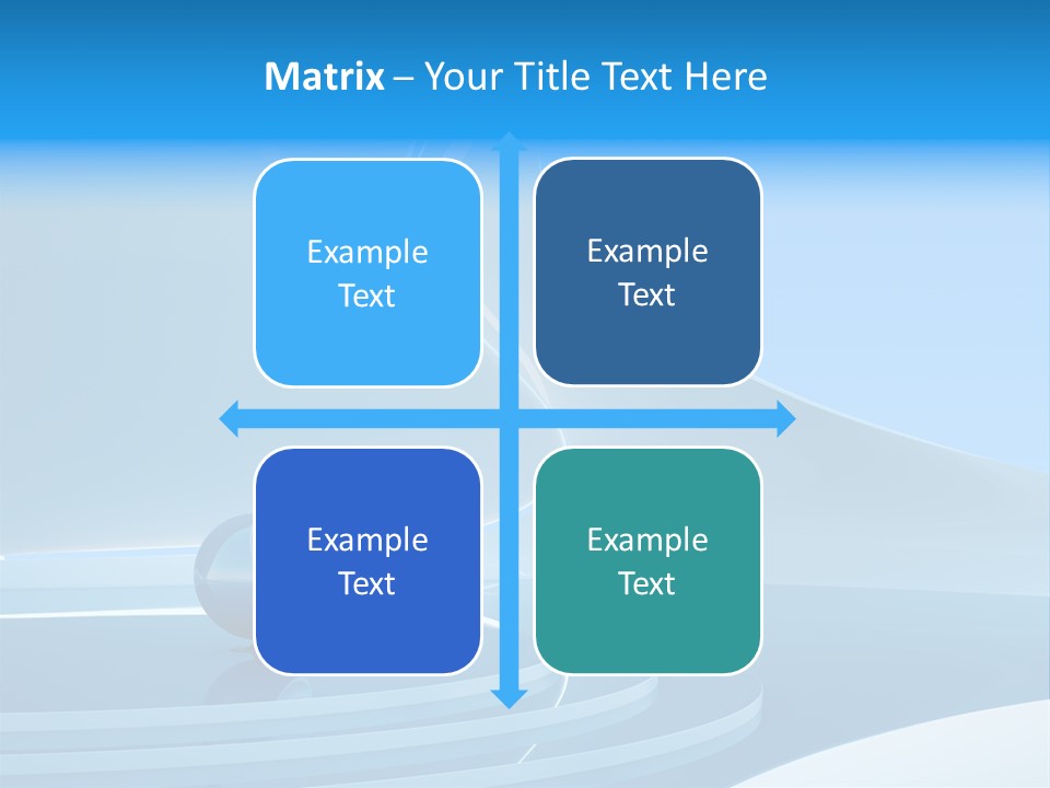 Roof Blue Hotel PowerPoint Template