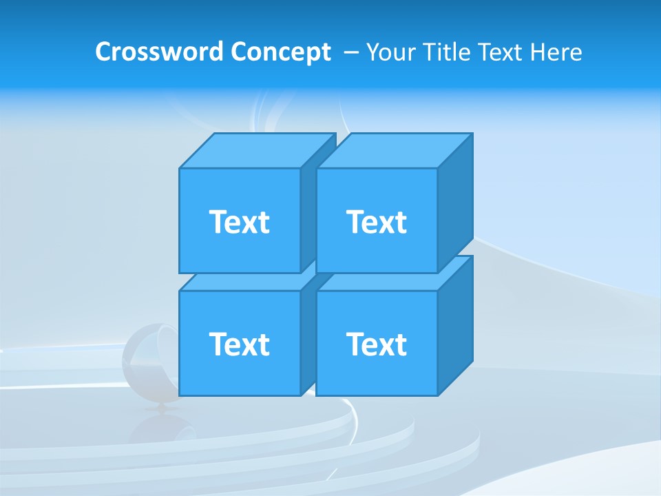 Roof Blue Hotel PowerPoint Template