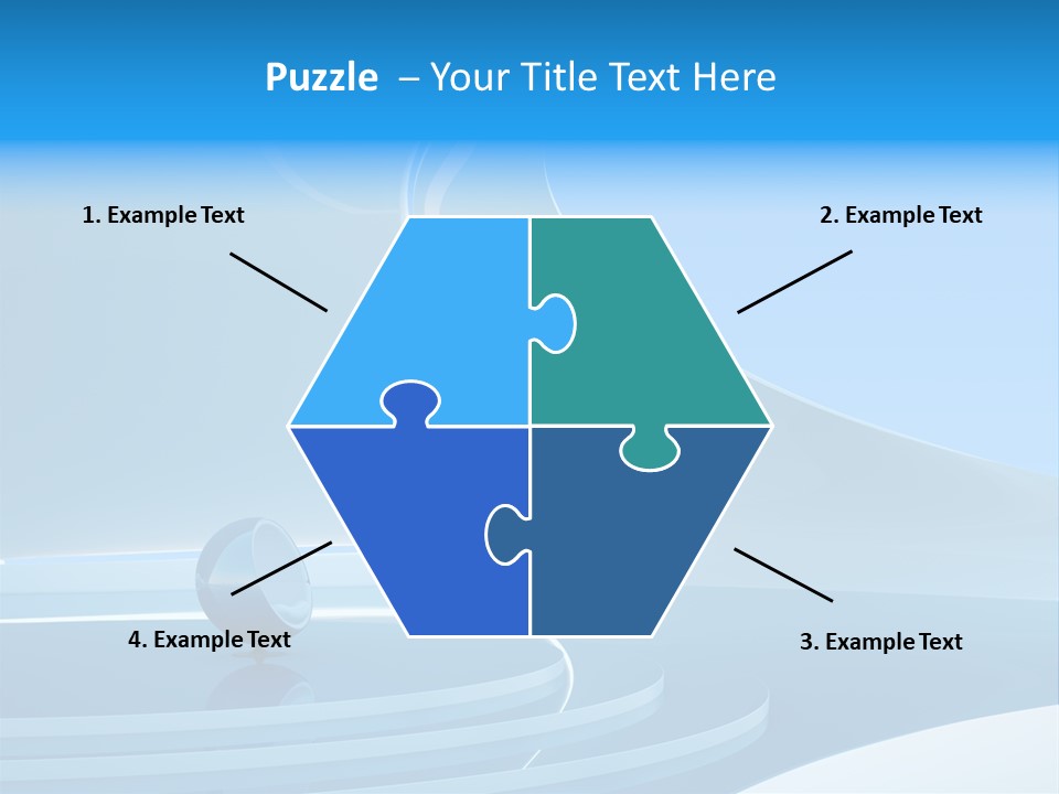 Roof Blue Hotel PowerPoint Template