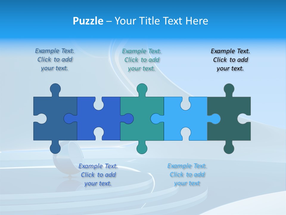 Roof Blue Hotel PowerPoint Template