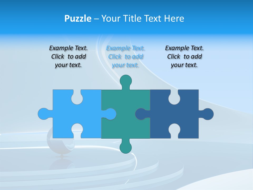 Roof Blue Hotel PowerPoint Template