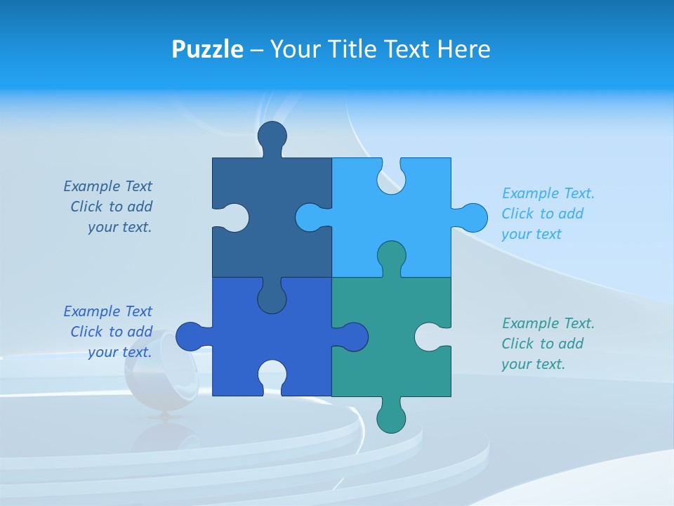 Roof Blue Hotel PowerPoint Template