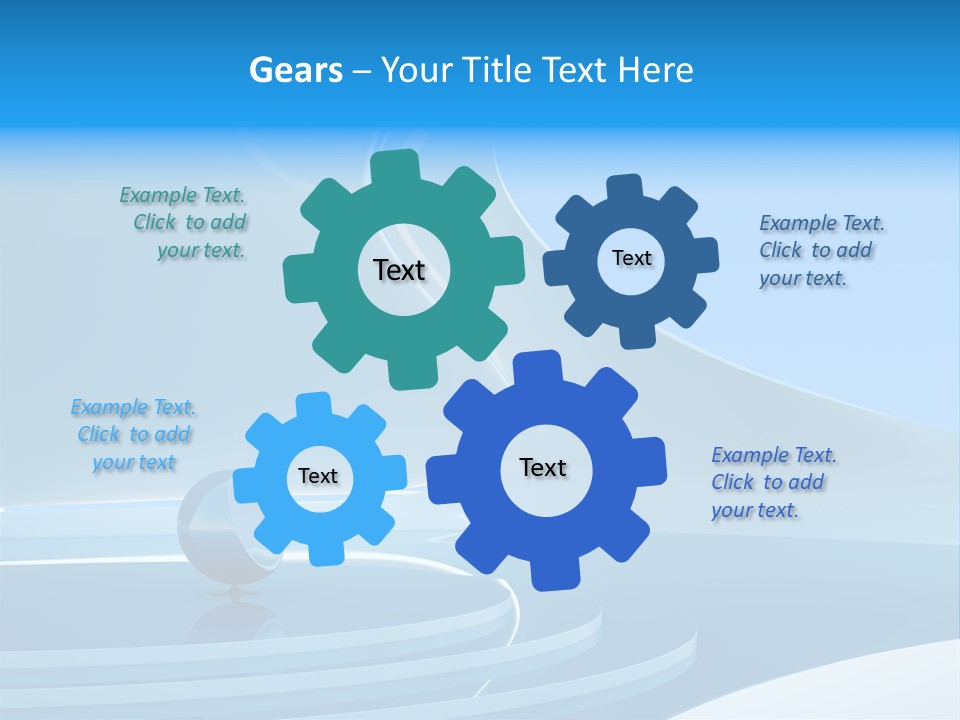 Roof Blue Hotel PowerPoint Template