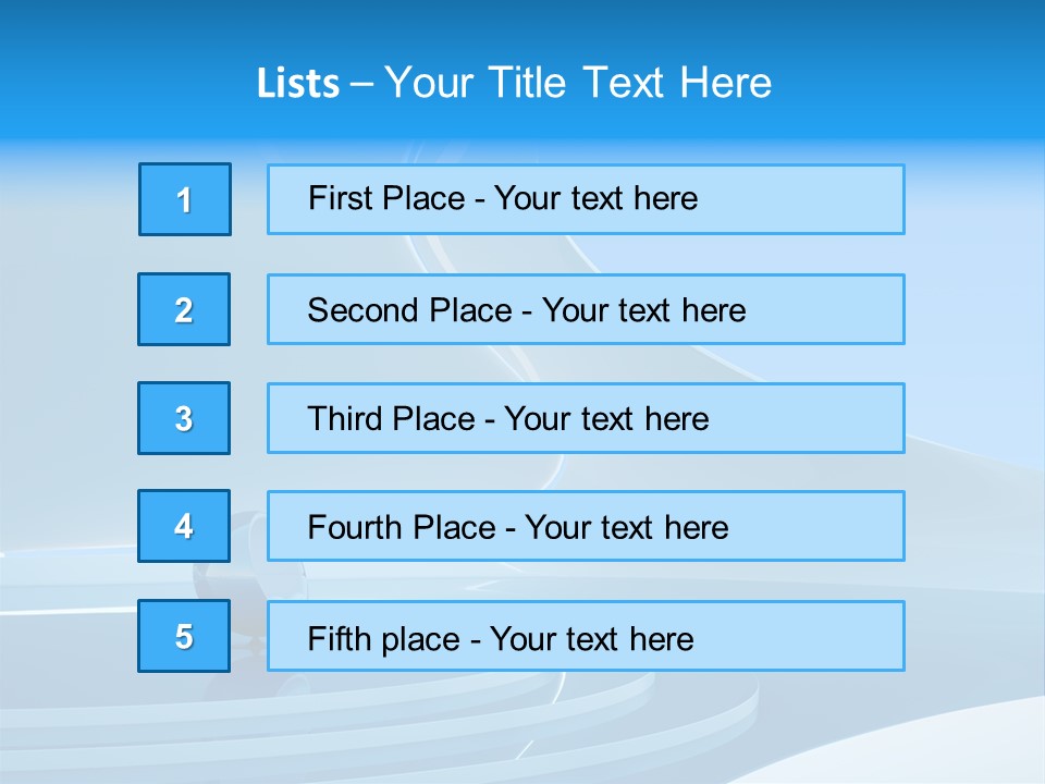 Roof Blue Hotel PowerPoint Template