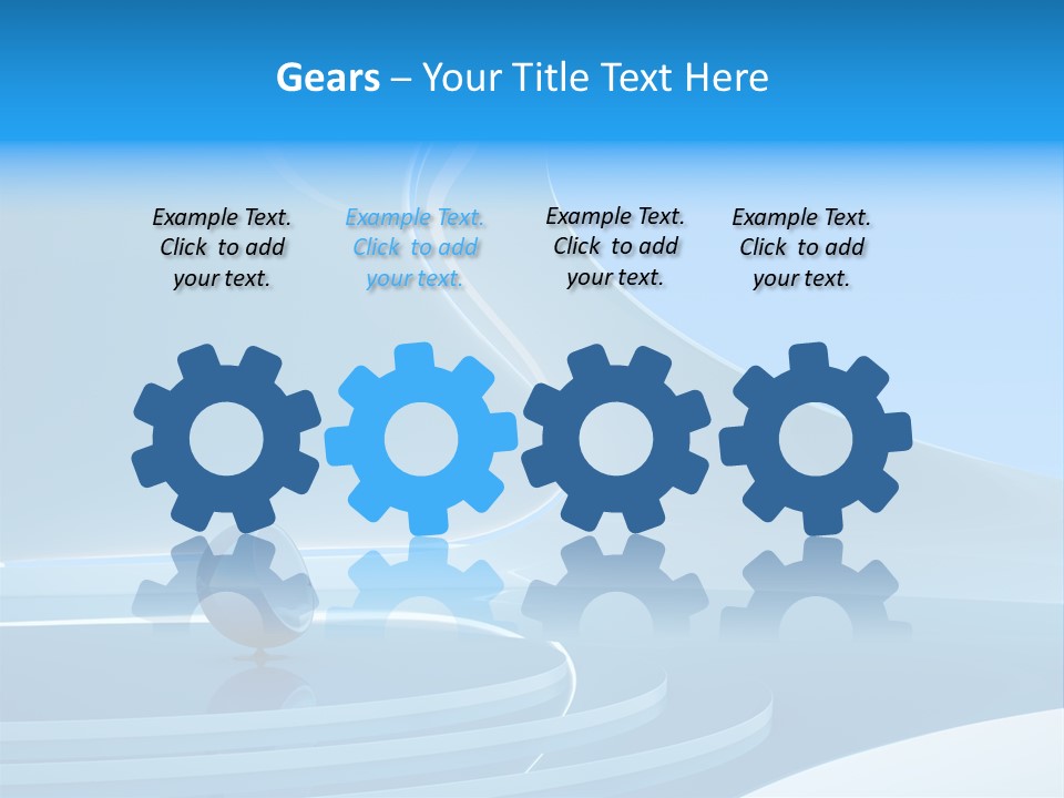 Roof Blue Hotel PowerPoint Template