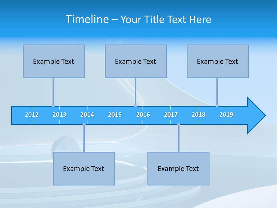 Roof Blue Hotel PowerPoint Template