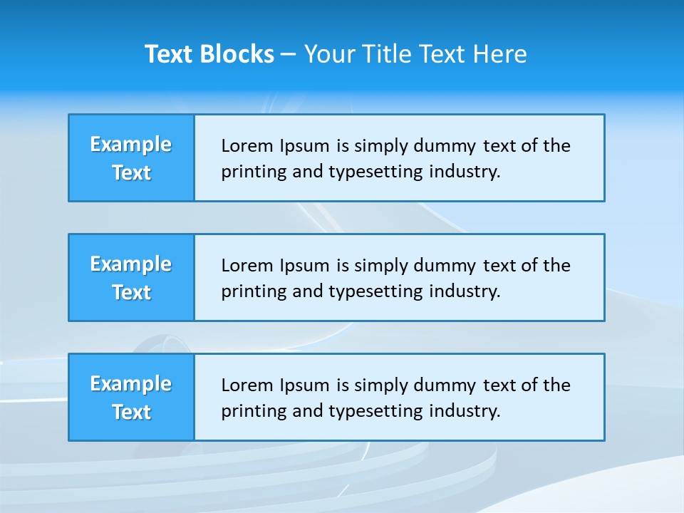 Roof Blue Hotel PowerPoint Template