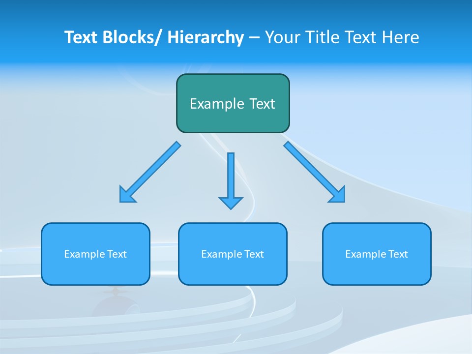Roof Blue Hotel PowerPoint Template