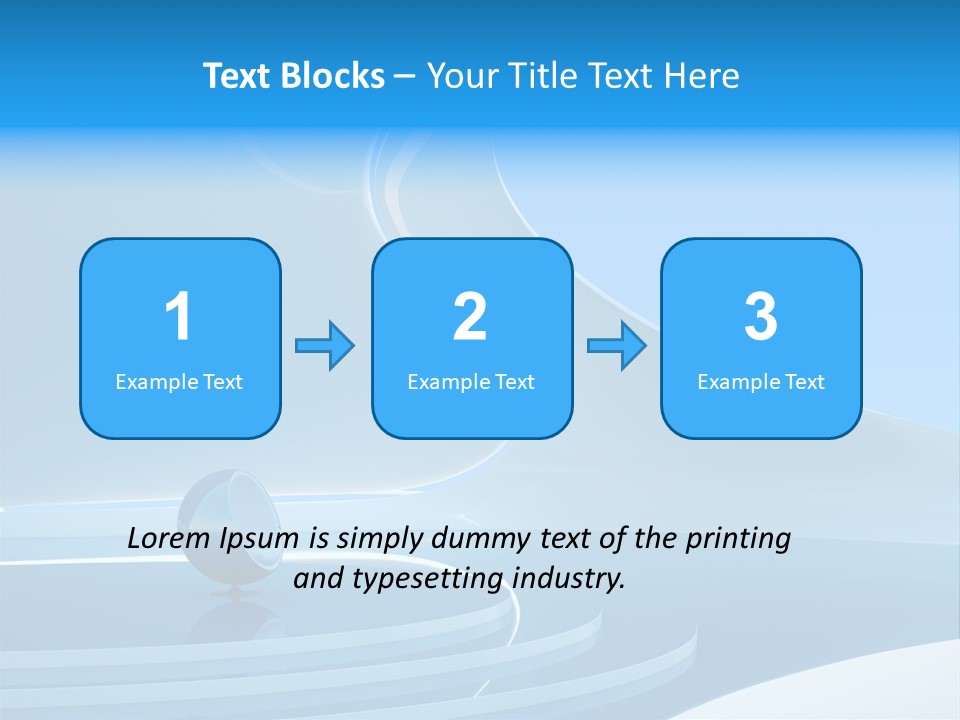 Roof Blue Hotel PowerPoint Template