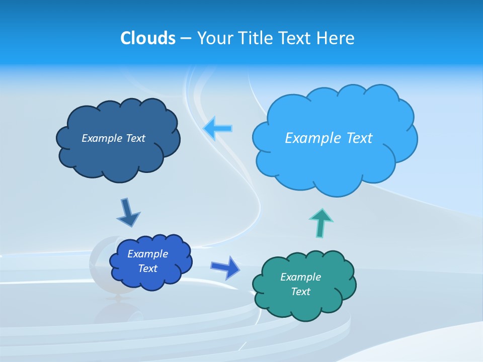 Roof Blue Hotel PowerPoint Template