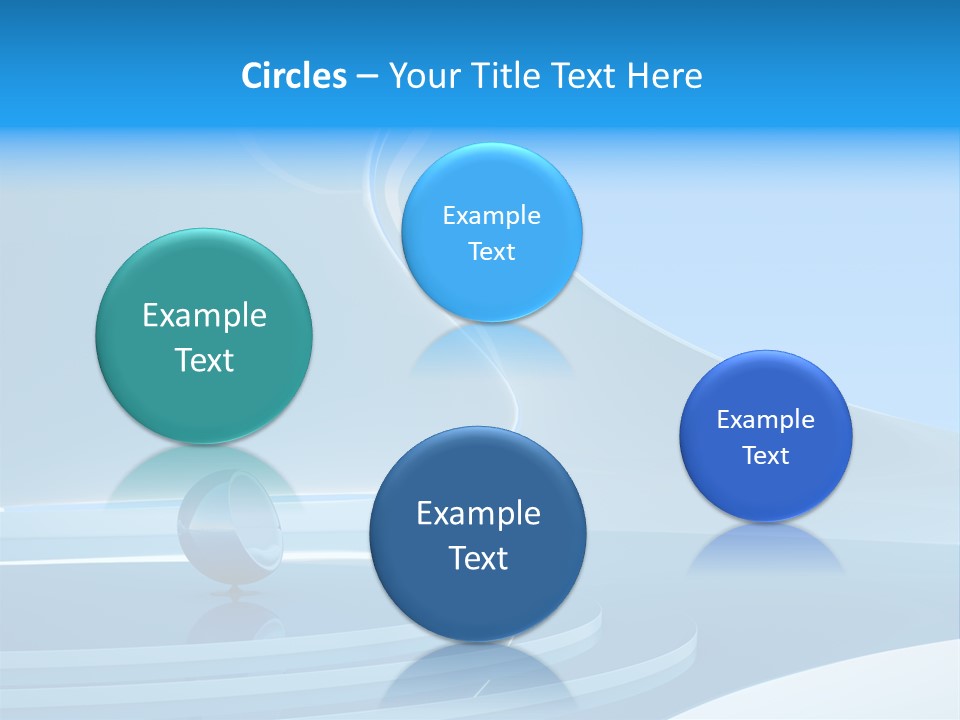 Roof Blue Hotel PowerPoint Template